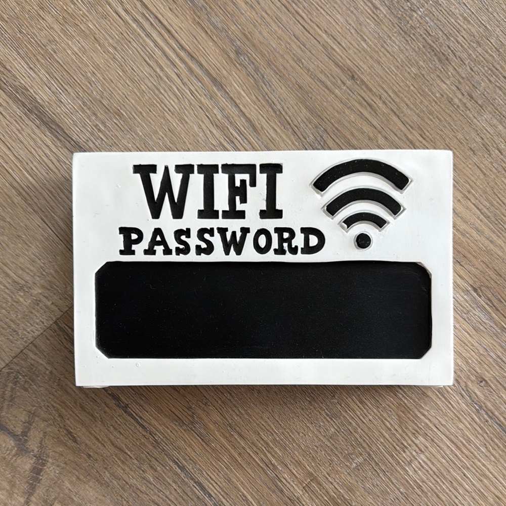 WiFi Password Decor